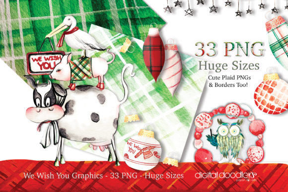 Bring Festive Charm to Your Designs with We Wish You Watercolor Christmas
