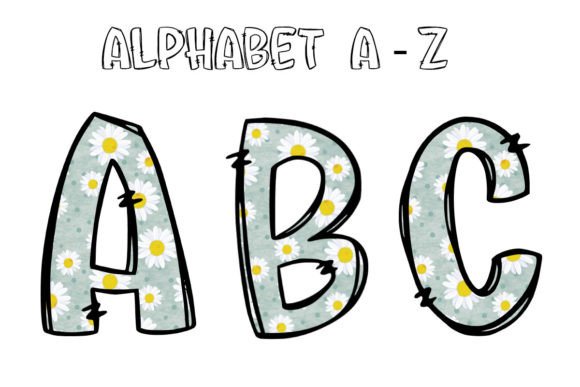 Celebrate Mom with Floral Alphabet Doodle Art