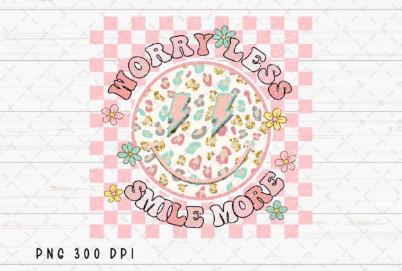 Checkered Smiley Face Leopard Retro PNG: A Creative Asset