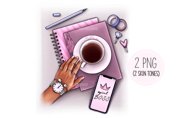 Empower Your Brand with Boss Lady Planner Png