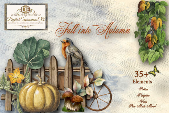Fall into Autumn 35 Embellishments for Seasonal Design