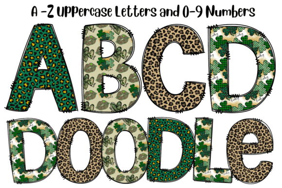 St. Patrick Lucky Doodlee Alphabet 4: A Playful Asset for Seasonal Design
