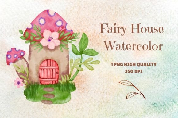 The Enchanting World of Fairy House Watercolor Sublimation