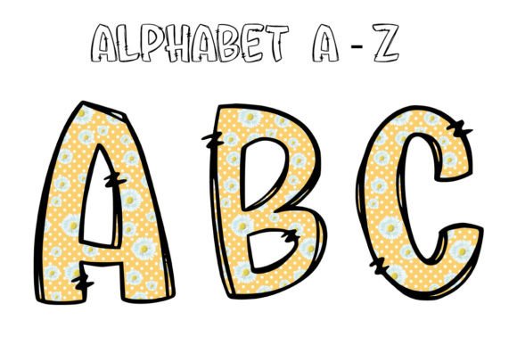 Unleash Creativity with Mother's Day Doodle Alphabet Sublimation