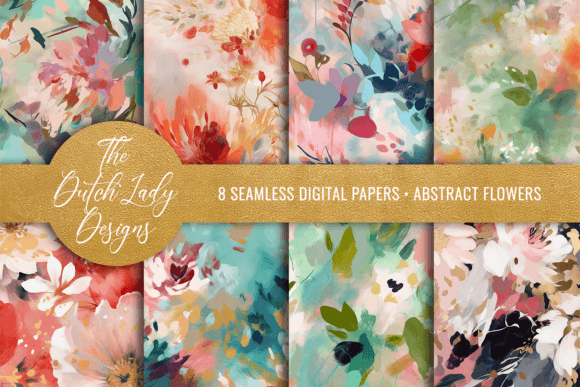 Unlocking Versatility with Seamless Abstract Flower Patterns