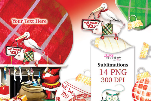 We Wish You Christmas Sublimation: A Whimsical Holiday Design Toolkit